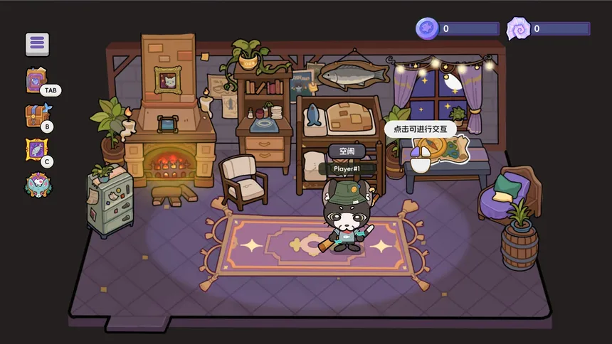 Скриншот 1 к игре 猫猫爱钓鱼 Cat Fishing