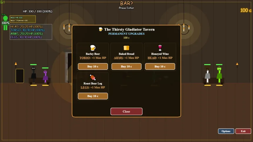 Скриншот 8 к игре GLADIATOR: Survival Simulator