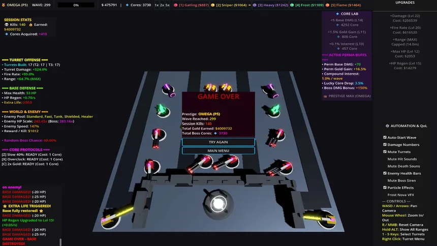 Скриншот 5 к игре Core Idle TD