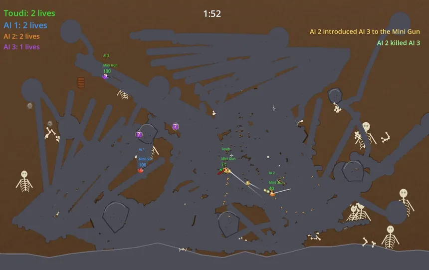 Скриншот 5 к игре TRENCHWORMS