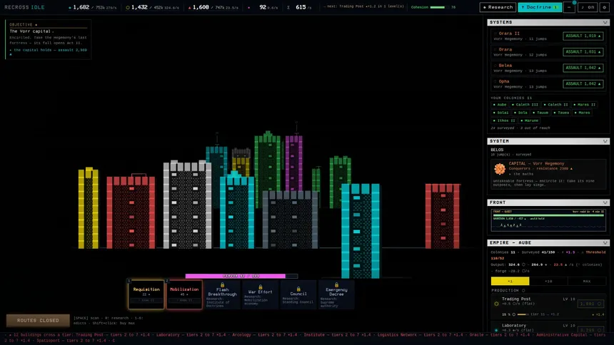Скриншот 4 к игре RECROSS IDLE