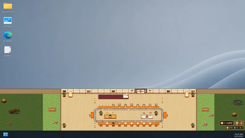 Скриншот 1 к игре Desk Sushi Idle