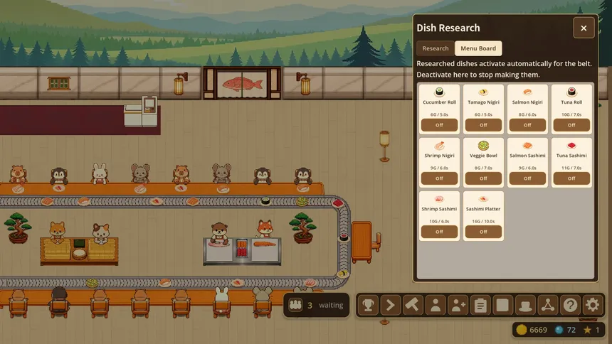 Скриншот 4 к игре Desk Sushi Idle