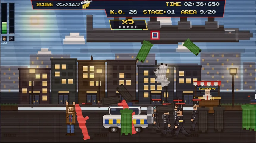 Скриншот 4 к игре Wheelie Bin Bash
