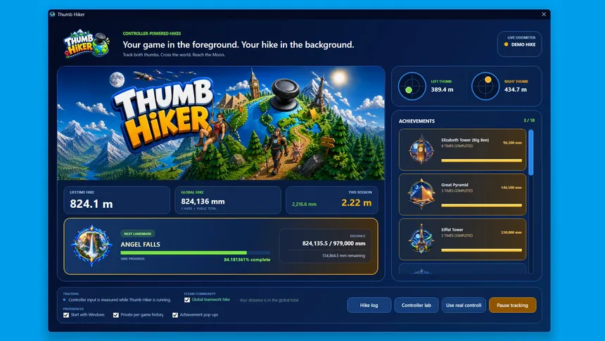 Скриншот 3 к игре Thumb Hiker