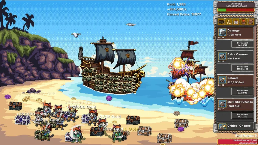 Скриншот 5 к игре Idle Purrates Clicker