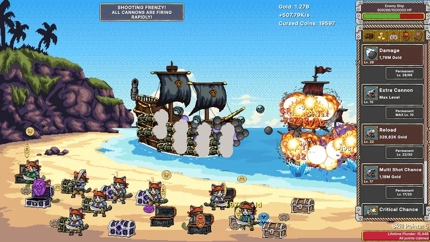 Скриншот 6 к игре Idle Purrates Clicker