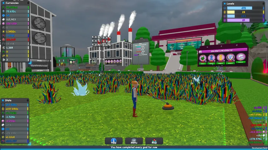 Скриншот 1 к игре Grass Cutting Incremental