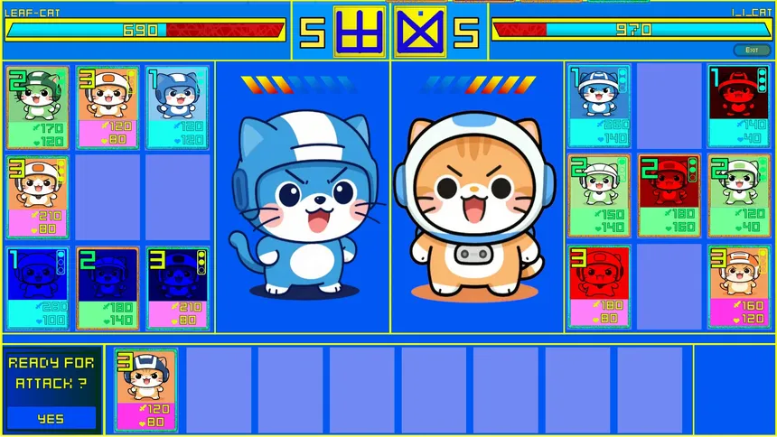 Скриншот 3 к игре Cat Omni: Card Cats