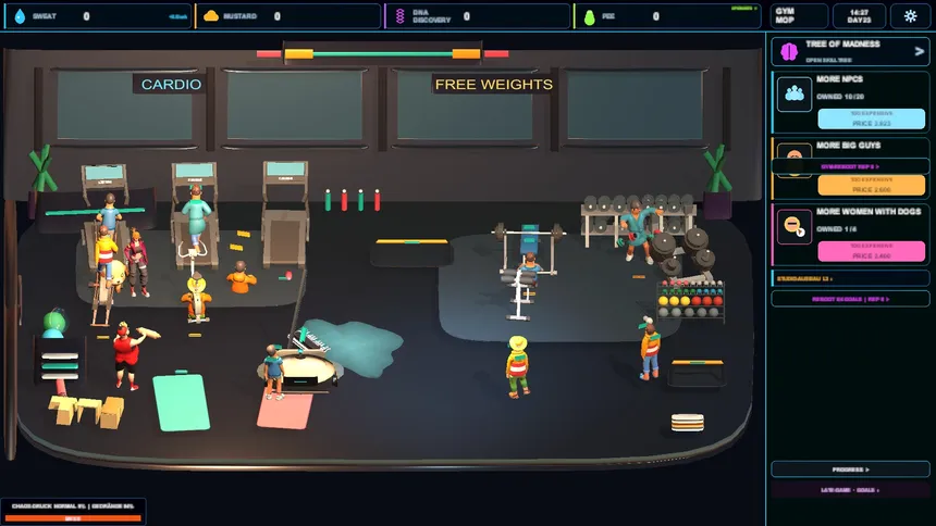 Скриншот 1 к игре Gym Mop Tycoon