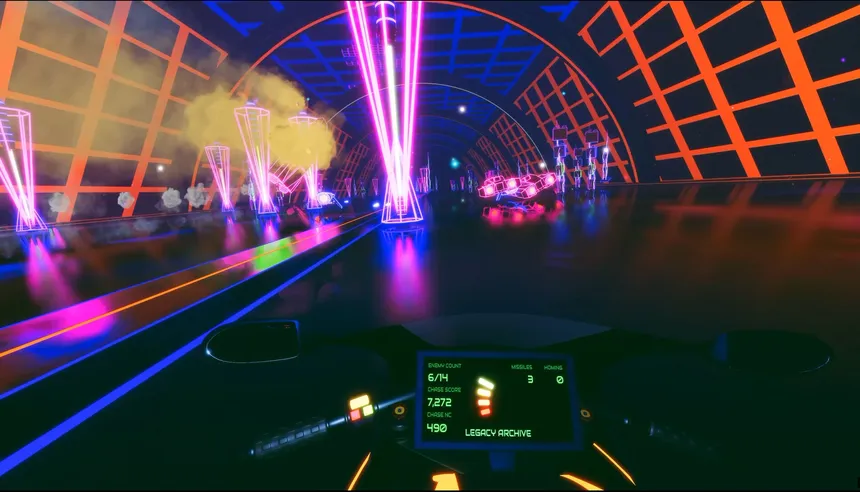 Скриншот 1 к игре Neon Chase
