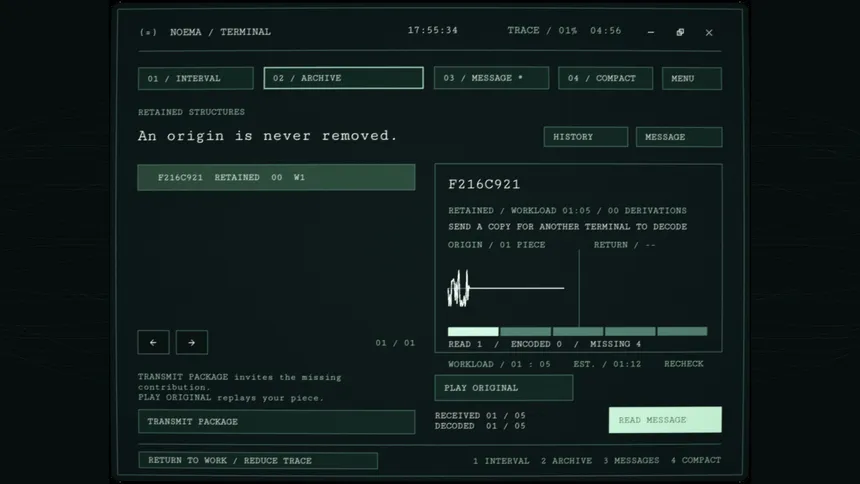 Скриншот 4 к игре NOEMA