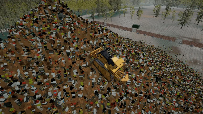 Скриншот 1 к игре Mixed Waste Tidy Up the Landfill