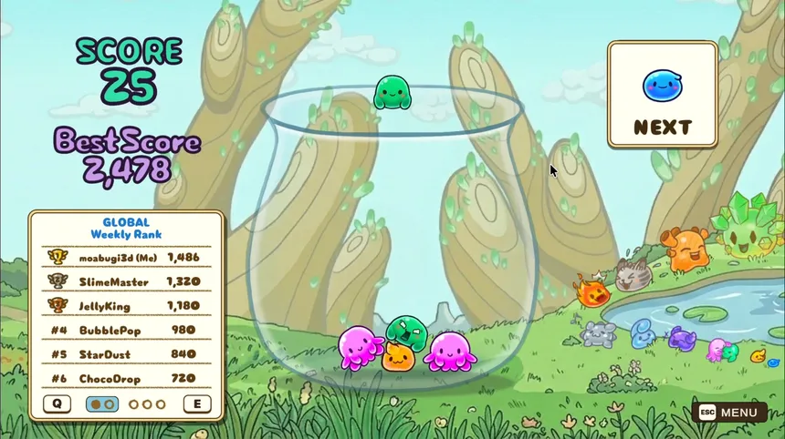 Скриншот 1 к игре Slimefall