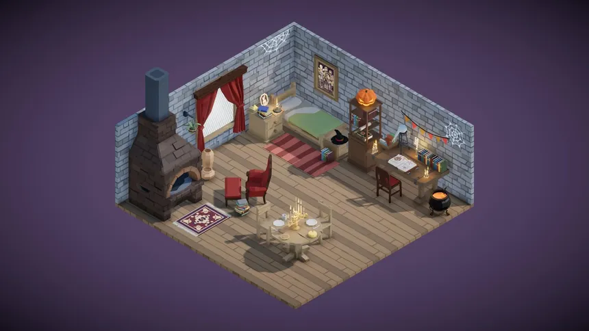 Скриншот 1 к игре Witch's Cottage