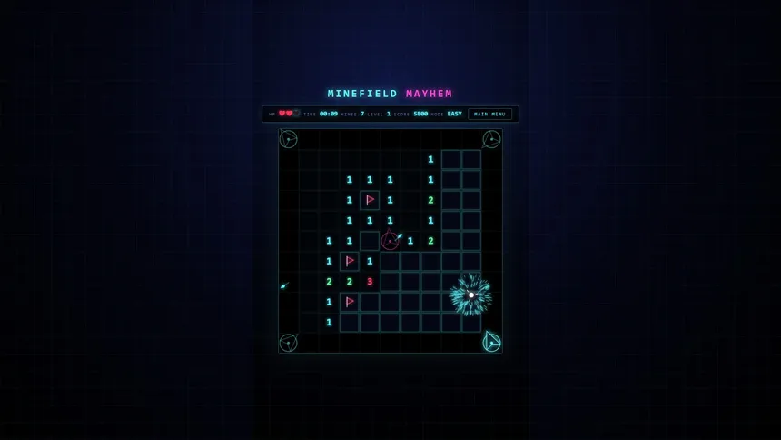 Скриншот 4 к игре Minefield Mayhem