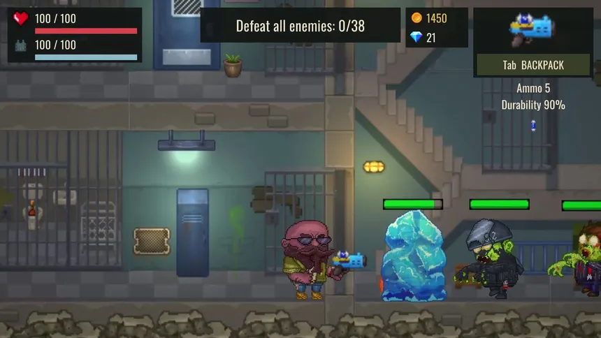 Скриншот 4 к игре Alcatraz: Zombie Outbreak