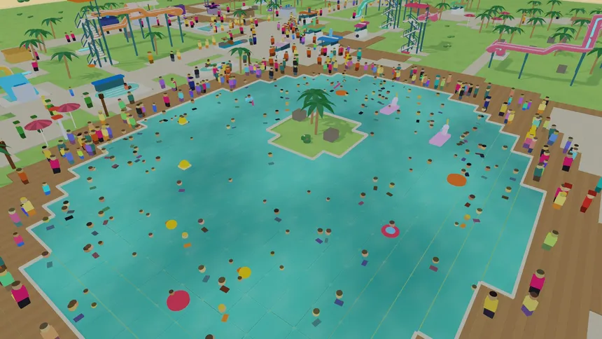 Скриншот 1 к игре Splash Park Tycoon