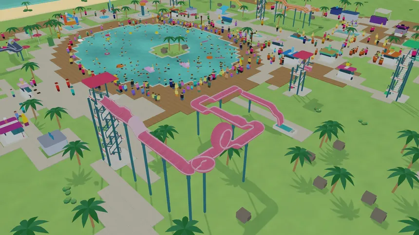Скриншот 2 к игре Splash Park Tycoon