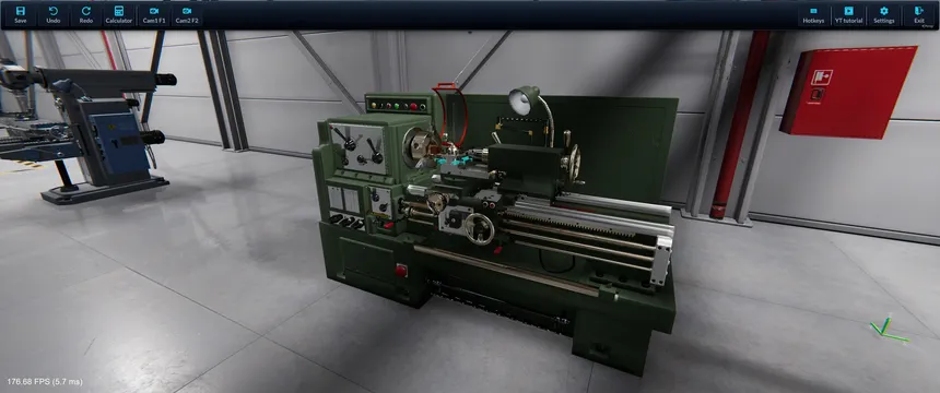 Скриншот 2 к игре Milling Machine Simulator 2: Machine Shop