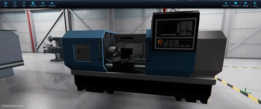 Скриншот 3 к игре Milling Machine Simulator 2: Machine Shop