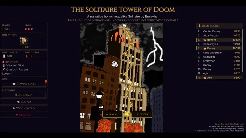 Скриншот 2 к игре The Solitaire Tower of Doom