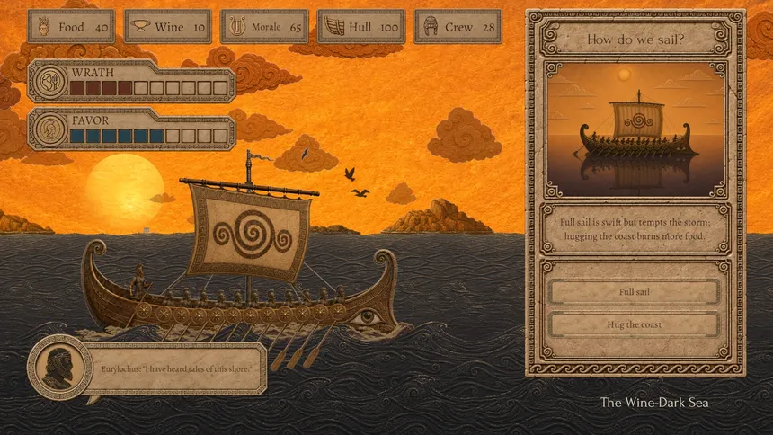 Скриншот 1 к игре ODYSSEY: Wine-Dark Sea