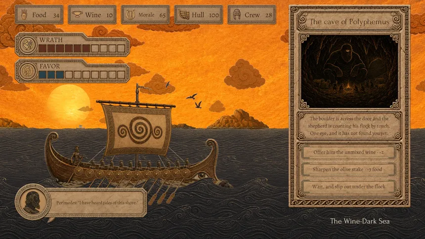 Скриншот 2 к игре ODYSSEY: Wine-Dark Sea