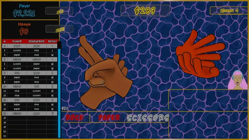 Скриншот 4 к игре Rock Wager Scissors