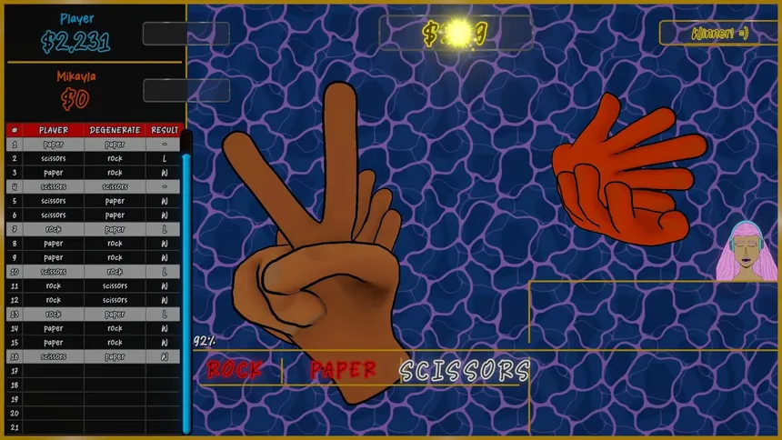 Скриншот 6 к игре Rock Wager Scissors