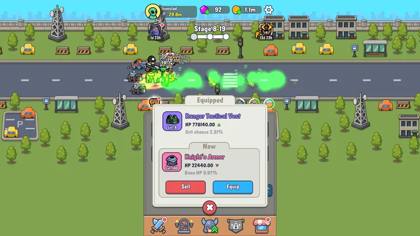 Скриншот 1 к игре Battle Forger: Idle Blacksmith RPG
