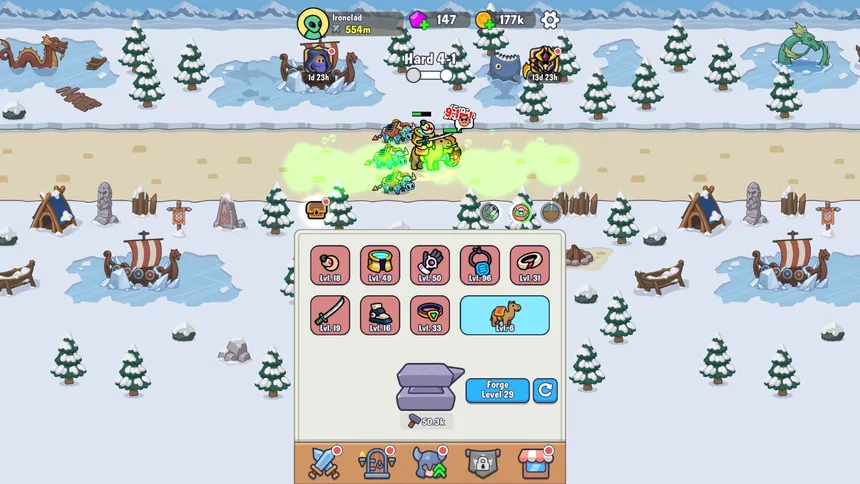 Скриншот 5 к игре Battle Forger: Idle Blacksmith RPG
