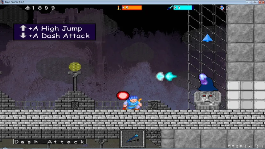 Скриншот 2 к игре Blue fencer Resurrection