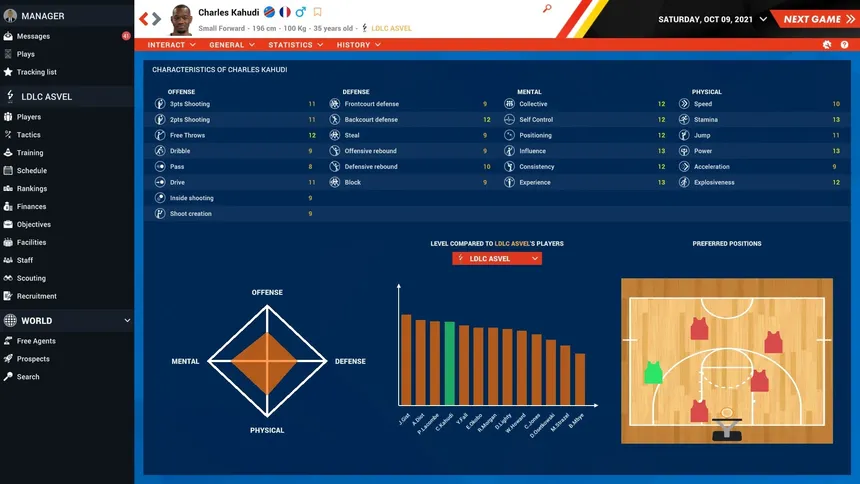 Скриншот 2 к игре Pro Basketball Manager 2022