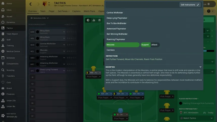 Скриншот 1 к игре Football Manager 2018