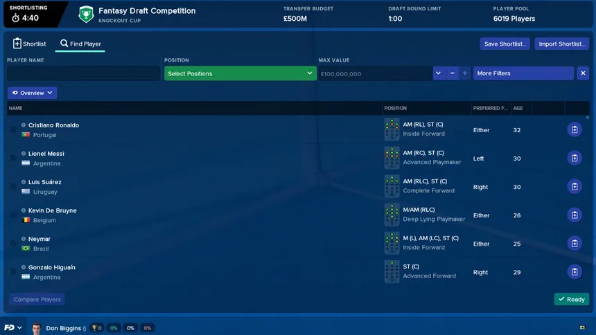 Скриншот 3 к игре Football Manager 2018