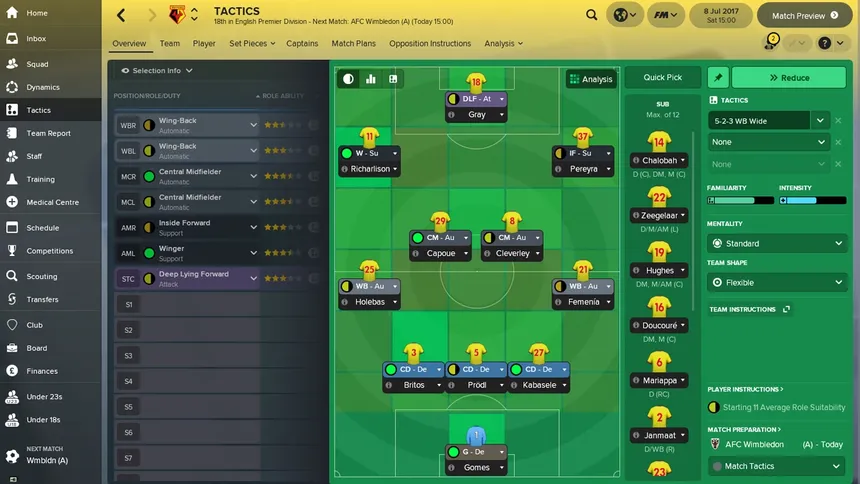 Скриншот 5 к игре Football Manager 2018