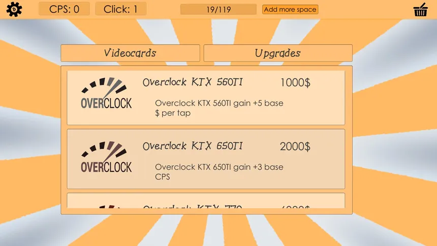 Скриншот 4 к игре Bitcoin Clicker