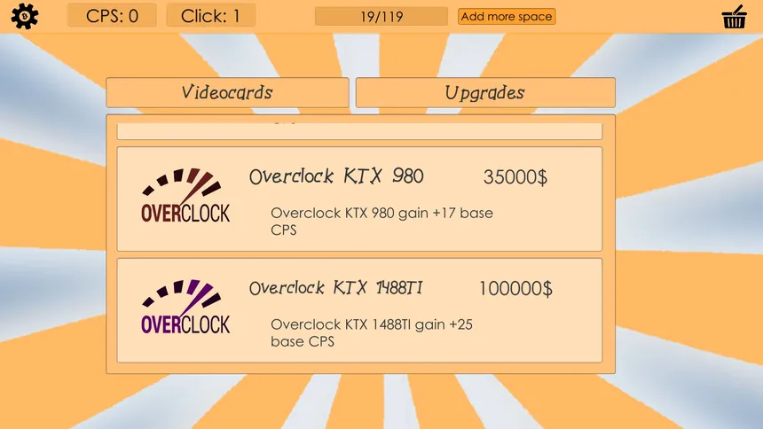 Скриншот 5 к игре Bitcoin Clicker