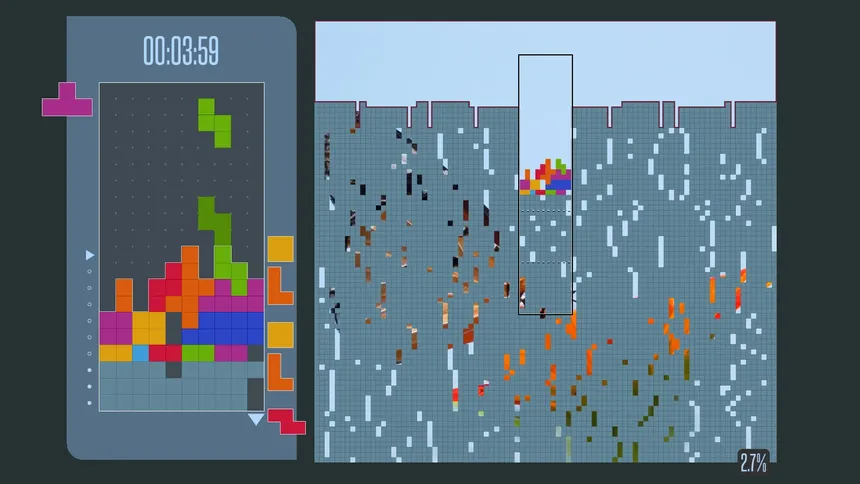 Скриншот 3 к игре Block Breakin' Logic Downstacker