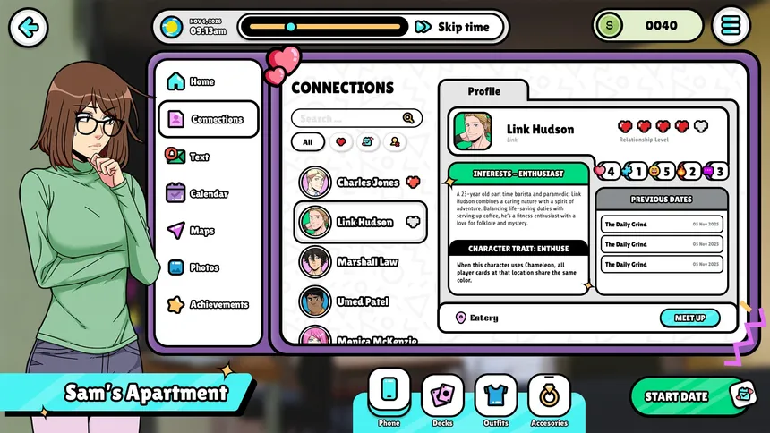 Скриншот 4 к игре EVERDATE: The Let's Play Dating Game