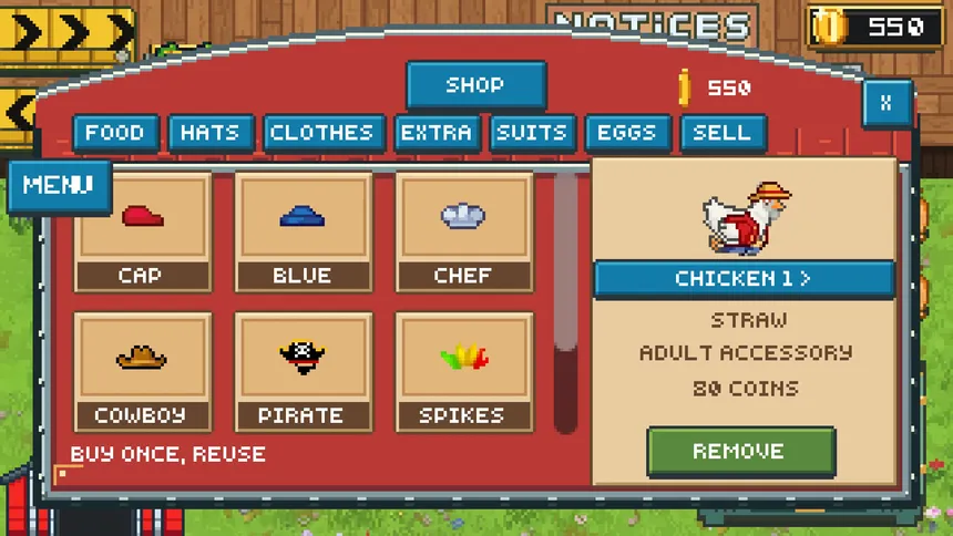 Скриншот 4 к игре Rainbow Chickens