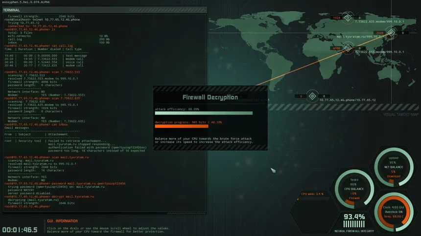 Скриншот 2 к игре Hacker Evolution IMMERSION