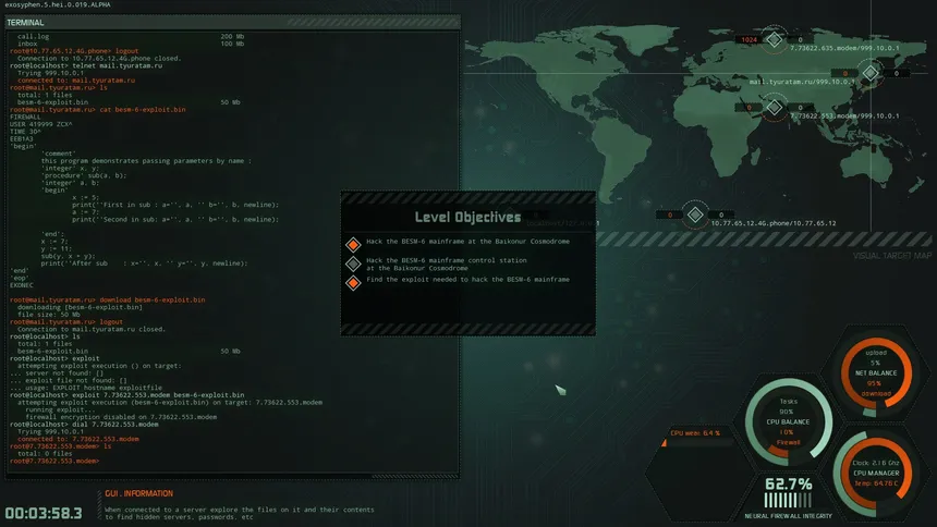 Скриншот 5 к игре Hacker Evolution IMMERSION
