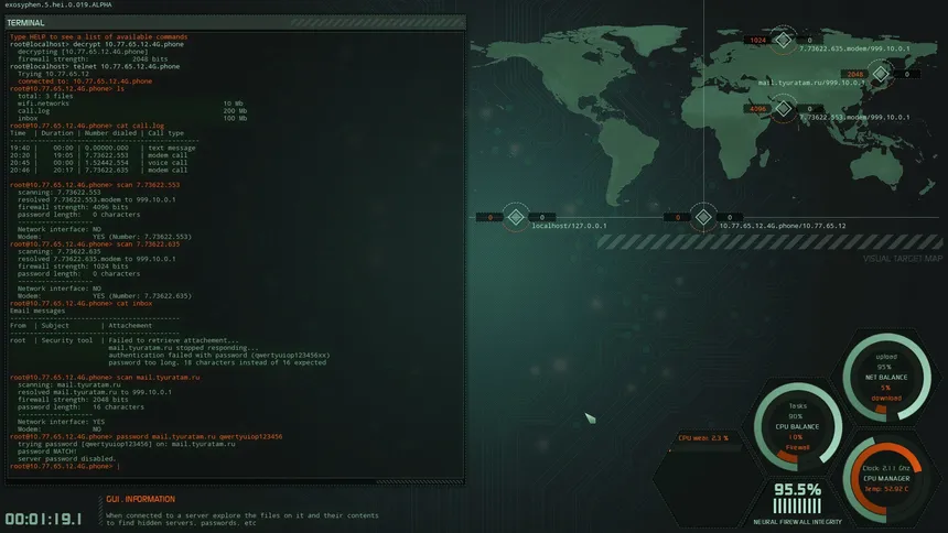 Скриншот 6 к игре Hacker Evolution IMMERSION