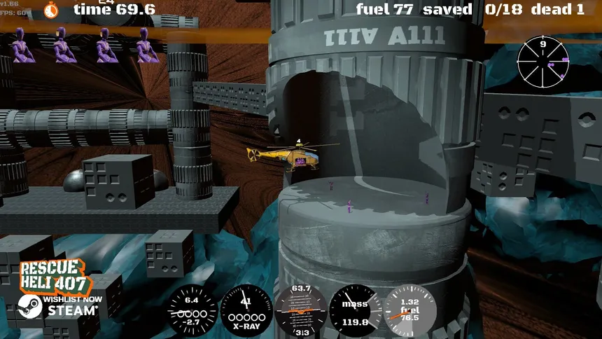 Скриншот 1 к игре Rescue Heli RH407