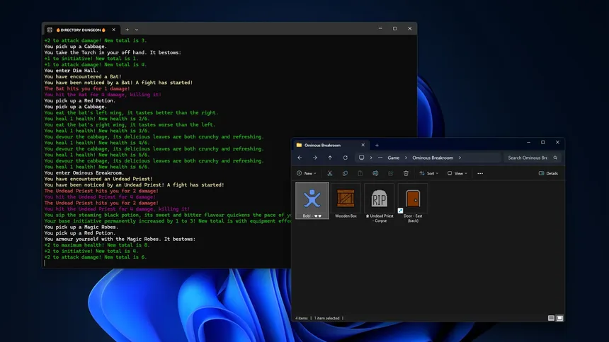 Скриншот 6 к игре Directory Dungeon - File Explorer Dungeon Crawler