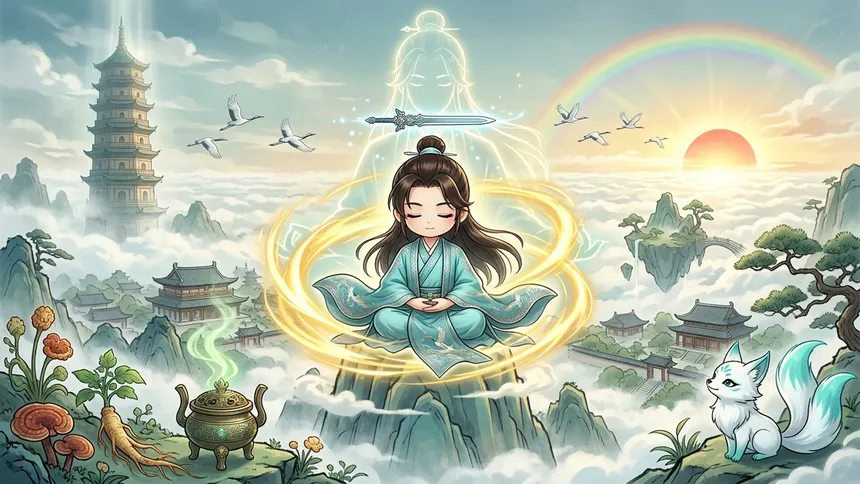 Скриншот 1 к игре 摸鱼修仙
