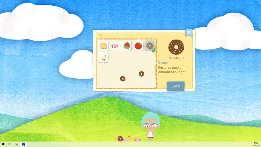 Скриншот 1 к игре 纸片桌宠 PaperPet