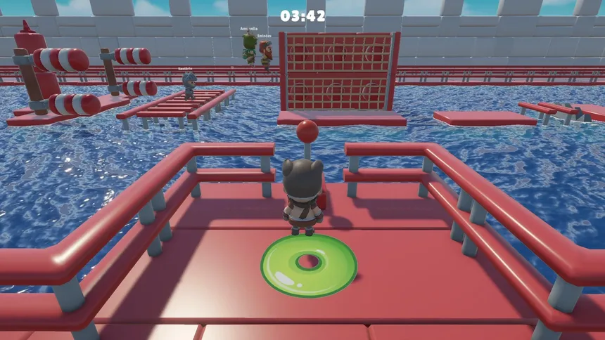 Скриншот 2 к игре Tung Tung Together: Online Deathrun Party